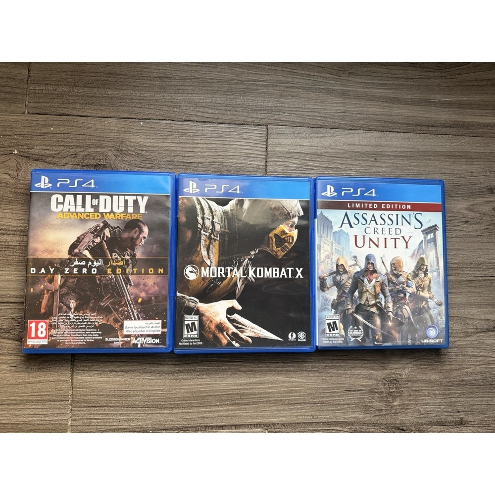 Sony PlayStation 4 (PS4) 3-Game Action & Combat Bundle